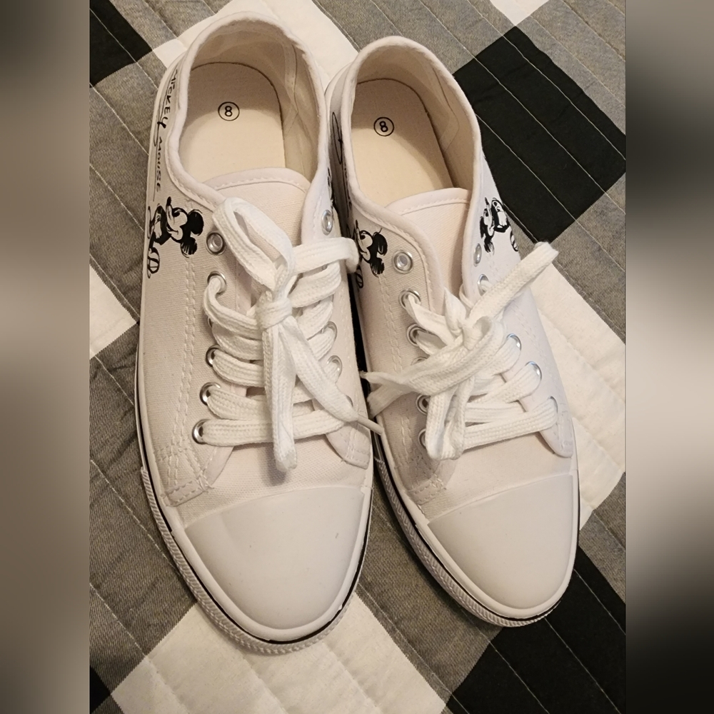 Brand new custom mickey shoes